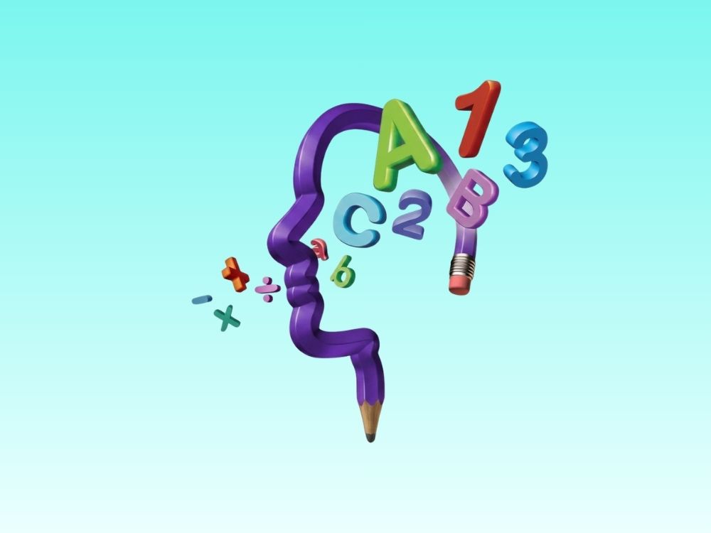 Gros plan sur des pièces de puzzle bleues s'assemblant sur un fond violet contrasté, illustrant de manière symbolique les troubles du comportement.
