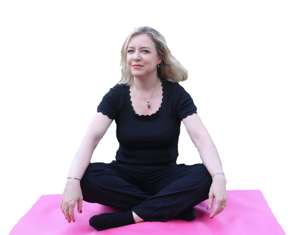 Laurélia Steinmetz, fondatrice d'Harmonie Apprentissage à Thionville, en séance de relaxation pour illustrer l'accompagnement des troubles DYS, TDAH et autisme.